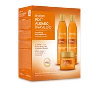 Kativa Kit Post Alisado Brasileño Shampoo, Conditioner And Intensive Repair Treatment