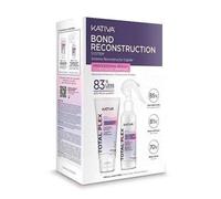 KATIVA TOTAL PLEX Totalplex BOND RECONSTRUCTOR 70ml & Leave In Sealant 60ml KIT