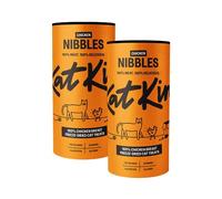 KatKin Chicken Nibbles 2 Pack (2x50g Tubes): Freeze-Dried Cat Treats Made With 100% Fresh Breast - Delicious and Nutritious Treats for Cats and Kittens - Made in the UK