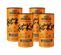 KatKin Chicken Nibbles 4 Pack (4x50g Tubes) - 100% Breast Freeze-Dried Cat Treats - Fresh, Made in the UK for Cats and Kitten