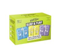 KatKin “SURF & TURF and BEST OF FRESH” Cat Food Variety Pack Bundle | Complete & Balanced Fresh Meals for Cats & Kittens | Chicken, Turkey, Duck, Beef, Fish, Pork | 24 x 80g Pouches