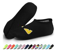 KATKLIU Water Socks - Non-Slip Diving Sock with Grippy Sole - Lightweight Quick Dry Swimming Socks for Men Women - Beach & Surfing Gear for Pool, Yoga, Indoor & Outdoor Sport-Little Devil-38-39