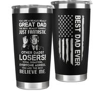 KATLADIZ Gifts for Dad from Daughter, Son - Fathers Day Gift for Dad - Birthday, Father's Day, Christmas Gifts for Dads - New Papa Daddy Stepdad Ideas for Men - 20 Oz Stainless Steel Tumbler