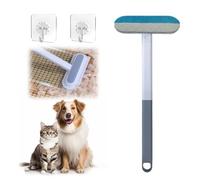 KATLKIU Pet Hair Remover with Long Handle - Reusable Pet Hair Remover for Sofa, Carpet and Clothes - Removes Dog and Cat Hair - Eco Friendly Home Accessory