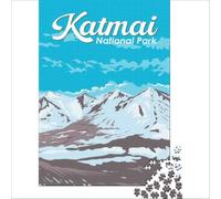 Katmai jigsaws for adults1000 pieces | pretty botanical artwork for flower lovers to enjoy creating a relaxing picture in your free time to enjoy at home38x26cm