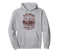 Katmai National Park and Preserve Vintage Pullover Hoodie