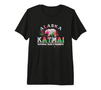 Katmai National Park & Preserve Alaska Bear Souvenir Premium T-Shirt