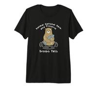 Katmai National Park Preserve Brooks Falls Brown Bear Salmon Premium T-Shirt