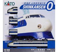 KATO 10-044 N Scale Shinkansen 0 Series Bullet Train Set 4 Cars LED Lights Boxed