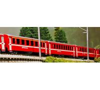 Kato 10-1414 RhB EW1 Red 4 Coach Add on Set (4) N Gauge
