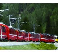 KATO 10-1656 Bernina Express Add-on Passenger Train 4 Car N Gauge
