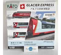 KATO 10-2026 N Scale Alps Glacier Express Basic Set (3 Cars) Made in Japan NEW