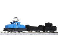KATO 10-504-2 N Gauge Chibi Convex Set, Countryside Town Freight Train, Blue, Model Railway, Electric Locomotive