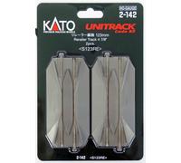 Kato 2-142 HO Unitrack 123mm 4 7/8in Road Crossing and Rerailer 2pcs (US IMPORT)
