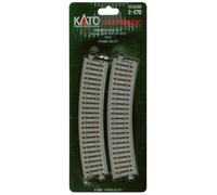 Kato 2-270 HO Curved Track Radius 490mm 22.5 Deg.(4) (US IMPORT)