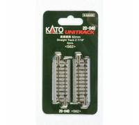 Kato 20-040 Unitrack (S62) Straight Track 62mm 4pcs