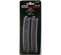 Kato K20-160 Unitrack (R481-15) Curved Track 15 Degree 4pcs N Gauge