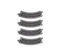 Kato N Gauge Compact Unitrack 45 Degree Curved Track, 4pcs, 1:160 Scale, Toy Model Vehicle Track, Railway Set