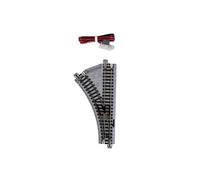 Kato N Scale Compact Left Hand Electric Turnout R150mm 45 Degree, Unitrack