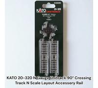 KATO 20-320 N Gauge Unitrack 90° Crossing Track N Scale Layout Accessory Rail