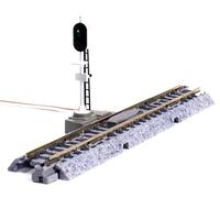 KATO 20-606 N-Gauge 3-Light Automatic Signal, SX 2.5 inches (64 mm), Auxiliary Track Included, Railway Model Supplies