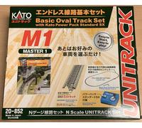 Kato 20-852 Unitrack (M1) Basic Oval Track Set With Controller N Gauge