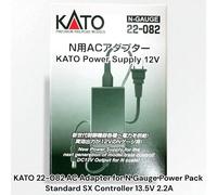 KATO 22-082 AC Adapter for N Gauge Power Pack Standard SX Controller 13.5V 2.2A