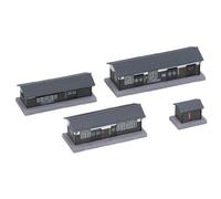 Kato 23-226 Locomotive Yard Buildings Set (Pre-Built) N Gauge