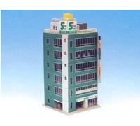 Kato 23-434A Diotown Metro 6 Floor Office Building Green (Pre-Built) N Gauge