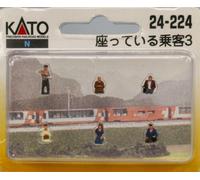 Kato 24-224 Glacier Express Seated Passengers No Legs (6) Figure Set