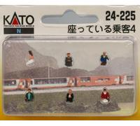 Kato 24-225 Glacier Express Seated Passengers No Legs (6) Figure Set