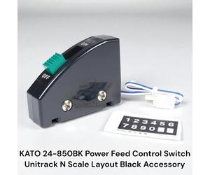 KATO 24-850BK Power Feed Control Switch Unitrack N Scale Layout Black Accessory