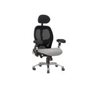 Kato 24 Hour Mesh High Back Operator Office Chair (Black/Grey), Fully Installed
