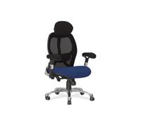 Kato 24 Hour Mesh High Back Operator Office Chair (Scuba/Black), Fully Installed