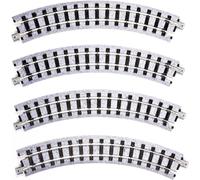 Kato 52-220 Narrow Gauge Unitrack R183mm 7'' Radius 45 Curve Track 4 pcs OO9 H0e