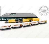 KATO 7074102 Set Of 8 Freight Cars With COOP And RhB Postal Containers - Scale N