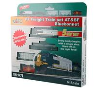 Kato AT&SF Bluebonnet EMD F7 Freight Train Set K106-6273 N Gauge