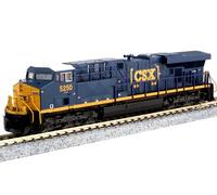 Kato GE ES44DC Gevo Loco CSX Boxcar 5293 K176-8948 N Gauge