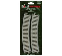 KATO HO Gauge 2-210 550mm 21 5/8" Radius 22.5º Curve Track Unitrack Railway