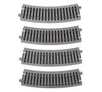 KATO HO Gauge 2-280 370mm(14 9/16")Radius 22.5° Curve Track 4pcs Railway Model