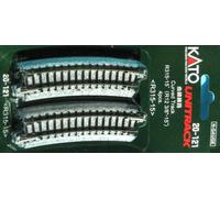 Kato K20-121 N Gauge Unitrack (R315-15) Curved Track 15 Degree (Pack Of 4)