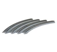 KATO K20-130 N Scale Code 80: Curved Track R 348-30° (Pack of 4 Pieces)