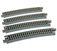 Gaugemaster Ground Level Radius 481mm Curved Track 15 Deg. (4)
