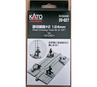 KATO N Gauge 20-027 Railroad crossing track # 2 124mm / Railway Model Supplies