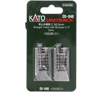 KATO N Gauge 20-048 bollard track C 50mm (2 pieces) / Railway Model Supplies