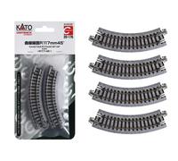 KATO N Gauge 20-176 Unitrack Compact Curved Track R117-45° 4pcs from Japan