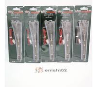 KATO N Gauge 20-202 Unitrack Electric Turnout #6 Left Hand Set of 5 Railroad