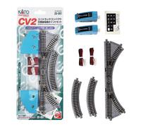 KATO N Gauge 20-891 CV2 UNITRACK Compact Turnout Track Set Model Railway w/Trk.