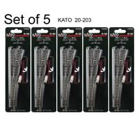 KATO N Gauge Electric Point No.6 Right 20-203 Model Train Supplies Set of 5