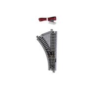 Kato N Scale Compact Left Hand Electric Turnout R150mm 45 Degree, Unitrack